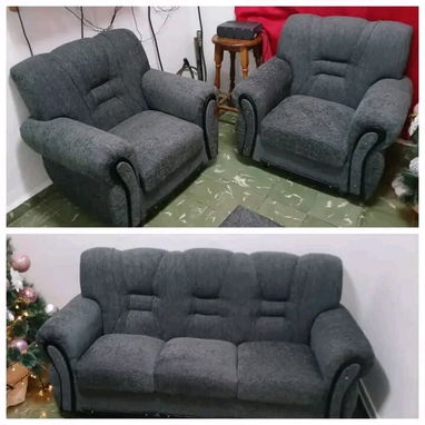 llamar al 58879086 inf.. o contactar por Whatsapp o messenger. - Escáparates y gabetero.  - Juego de sala. - 8/10
