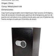 CAJA FUERTE DIGITAL DE LAS GRANDES 50.35.35 CM CON SUS EXPANSIONES LLAVES Y PILAS - Img 45722989