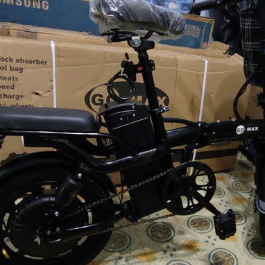 BICICLETA ELÉCTRICA PLEGABLE GO-MAX F9: ⚙️CARACTERÍSTICAS: • 500 Wats • 48 Volt • 10 AH - Img 123547892