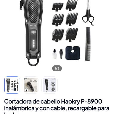 Máquinas de pelar y recortadura de barba recargable - 2/2