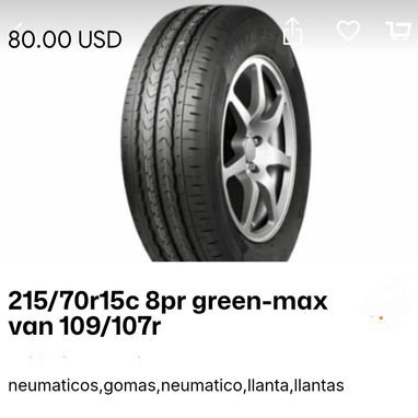 NEUMÁTICOS EN LA HABANA. GOMAS DE AUTO. - Img 124373887