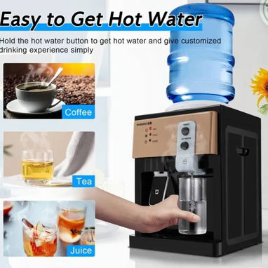 Dispensador de agua fría y caliente con botellón - Img 111167959