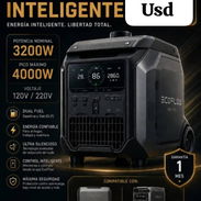 Estación de energía ecoflow generador inteligente  110 y 220  también es de gasolina y gas es lo más moderno de el merca - Img 55609149