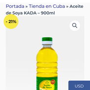 ACEITE DE Soya KAADA 900ml pago desde el exterior o en Cuba por tarjeta de crédito https://cbmtienda.com/ref/2163/ regi - Img 45500503