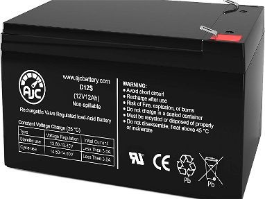 Batería compatible con Panasonic LC-RA1214PC1 12V 12Ah Batería de plomo ácido sellada 53828661 - Img 68602986