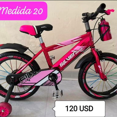 Bicicletas Silver bike medida 12,16 y 20 - 10/10