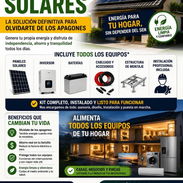 Kit de paneles solares inversores y baterías con instalación - Img 56662302