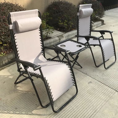 Juego de 2 tumbonas o sillas de playa plegable + mesita ⭐️Domicilio Incluido⭐️ - 2/2