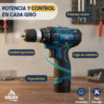 TALADRO INALÁMBRICO 12 V BUILDER - 3/4