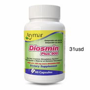 Diosmin 60 capsulas 900mg - Img 57589239