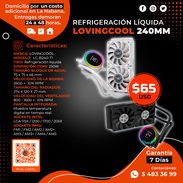 DE 240MM. REFRIGERACIÓN LÍQUIDA LOVINGCOOL DE 240 MM. DAMOS FACTURA Y GARANTÍA. TLF 54833699 - Img 58211040