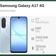 Samsung A17 4g 4/128 nuevo sellado cover cargador y garantía - Img 57843881