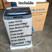 Lavadora automática marca MILEXUS 7.5kg -450 USD - Img 45531369