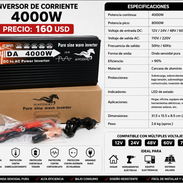 Inversor de corriente 4000watt - Img 57142529