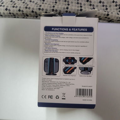 Base de carga cuádruple para joycons de nintendo switch 2 - Img 122419902