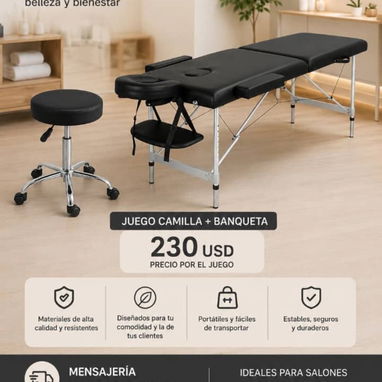 Sillas y sillones de peluquería y Barbería,lavacabezas,camilla y lámpara medialuna - Img 122590042