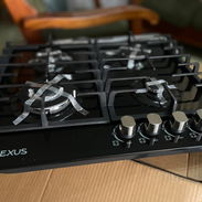 Cocina Empotrada de Gas 4 Quemadores con magneto, Milexus negro superficie cristal templado precio $240 USD transporte - Img 56303495