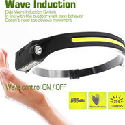 🔦 LINTERNA DE CABEZA FRONTAL 🔦 DOBLE LAMPARA 🔦 COB 🔦 350 LUMENS 🔦 5.887.23.60 - Img 50250401