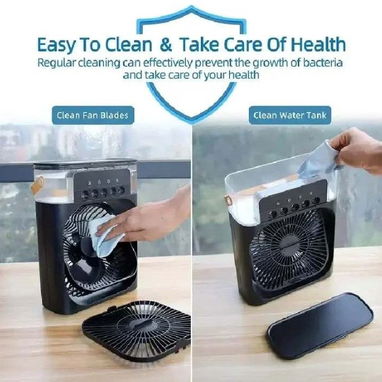 Ventilador-enfriador-humidificador de aire. Incluye el cable y cargador USB - Img 109900461