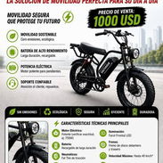 🚨🌈 BICICLETA ELÉCTRICA‼️‼️💯 - Img 56999135