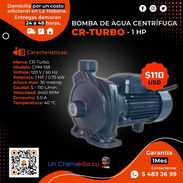 💧 CENTRÍFUGA 💧 BOMBA CR-TURBO 1HP. CONTAMOS CON MENSAJERÍA, DAMOS FACTURA Y GARANTÍA. TL 54833699 - Img 55063020