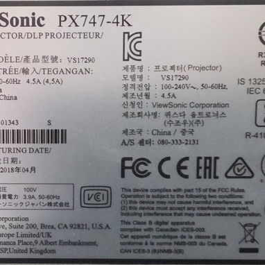 🎥 Proyector 4K ViewSonic PX747-4K + Pantalla GIGANTE 138" + Chromecast | Como Nuevo | Importado de Alemania - Img 121341323
