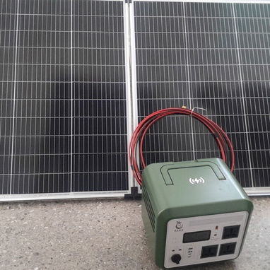 Estación de energía con panel - Img 123527356