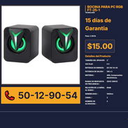 BOCINA PARA PC RGB FT-25-1 - Img 57334841