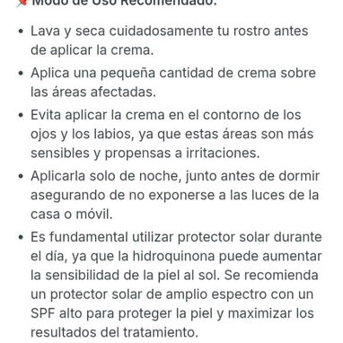 Hidroquinona al 3% súper fuerte. 20g - 2/2