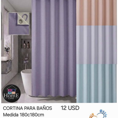 Cortinas y alfombras para baño - Img 123765016