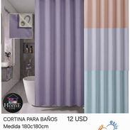 Cortinas y juegos de alfombras para baño - Img 55893079