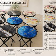 Mesas plegables con diseños - Img 55737966