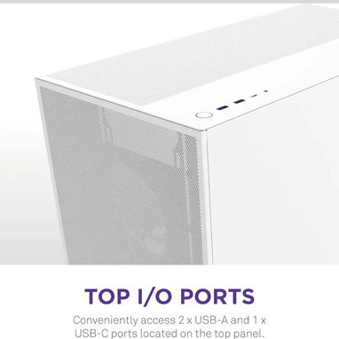 NZXT H7 FLOW DOBLE CAMARA FUENTE ESCONDIDA BESTIA DE MID TOWER NUEVO EN CAJA 📦 - Img 101995821