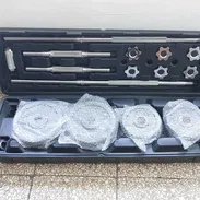 Maleta de pesas, barra y mancuernas de 50 Kg para el gym. Se vende la maleta completa, nada por separado. - Img 58337763
