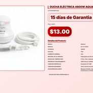 DUCHA ELÉCTRICA 4600W AQUA-Q . - Img 57101975