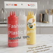 Set de Dispensadores de Salsas Fashion Plastic Family - Img 57902554