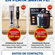 Vendo olla Reyna multifuncional digital y batidora de mano royal nuevo en caja todo - Img 58279546