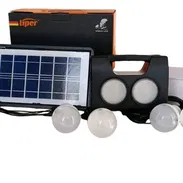 Lámpara multifuncional 40w Liper + Panel Solar + 4 bombillos led - Img 55738773