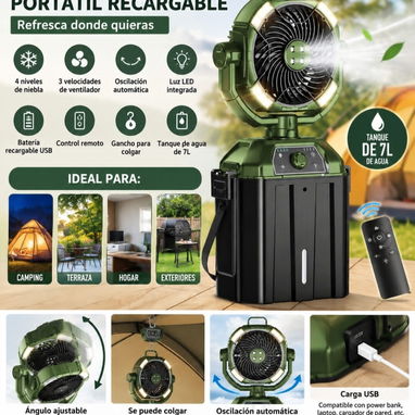 VENTILADOR RECARGABLE PORTÁTIL - 2/2