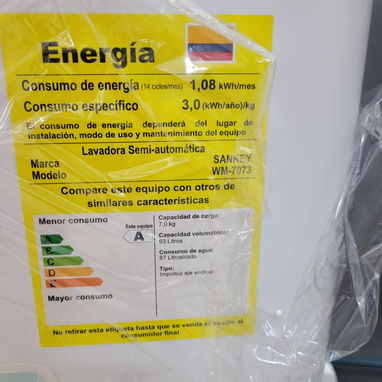Lavadora Automatica Marca EKO$290 Capacidad 9kg Potencia 400W / 110V /LAVADORA SANKEY 7 kg $1755 - Img 126571012