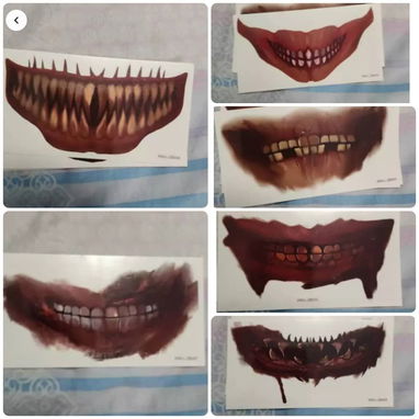 😱🎃Tatoo temporales para Haloween 👇 Originales 🇺🇲 - 3/6