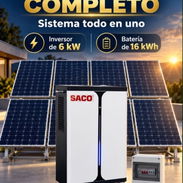 Sistema ALL IN ONE SACO. Inversor batería y 6 paneles de 590 w - Img 57622829