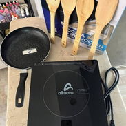 Cocina Inducción de 1500W + Sartén + Juego de Cucharas de Madera CON MENSAJERIA INCLUIDA - Img 56366223