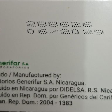©- Difenhidramina (Benadrilina) 25mg, 1 Tira de 10 Tableta-© - 3/3