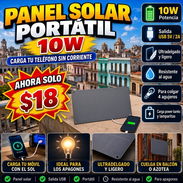 PANEL SOLAR | PORTÁTIL | CARGA DUAL | USB-A | USB-C | AL AIRE LIBRE | ETFE | MONTAJE DESMONTABLE | EFICIENTE - Img 56085202
