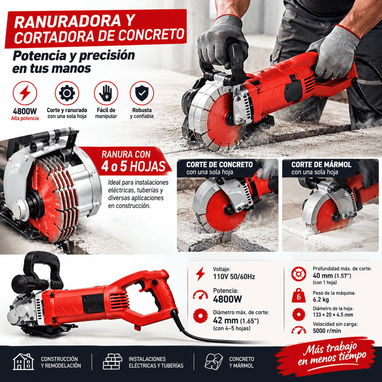 Máquina de corte y ranurado de alta potencia - 2/9