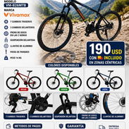 Bicicletas marca Vivamax 24 y 26 con transporte incluído NUEVAS!!! - Img 56385123