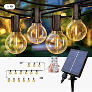 Guirnaldas con panel solar y control remoto - Img 54201992