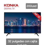 Televisor Konka de 32 con cajita incluida  TV PREMIER 32 PULGADAS  Lavadoras Konka automática 10kg y semi automática 6kg - Img 45202776