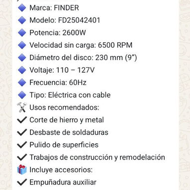 Amoladora Unisek - Img 122416057